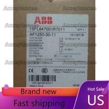 1PC NEW ABB Contactor AF1250-30-11 100-250V 250-500V 24-60V 48-130V US Free TAX