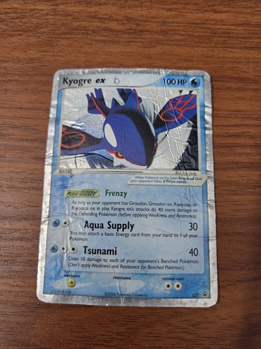 Kyogre ex 037 Black Star Promo 2006 Pokemon TCG Holo English DMG