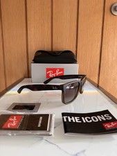 Ray-Ban Justin Havana Sunglasses Polarised, Brown Gradient, 54mm