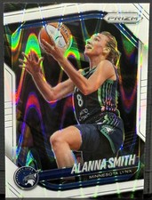 2025 Panini Prizm WNBA #101 Alanna Smith White Seismic Prizm - Minnesota Lynx