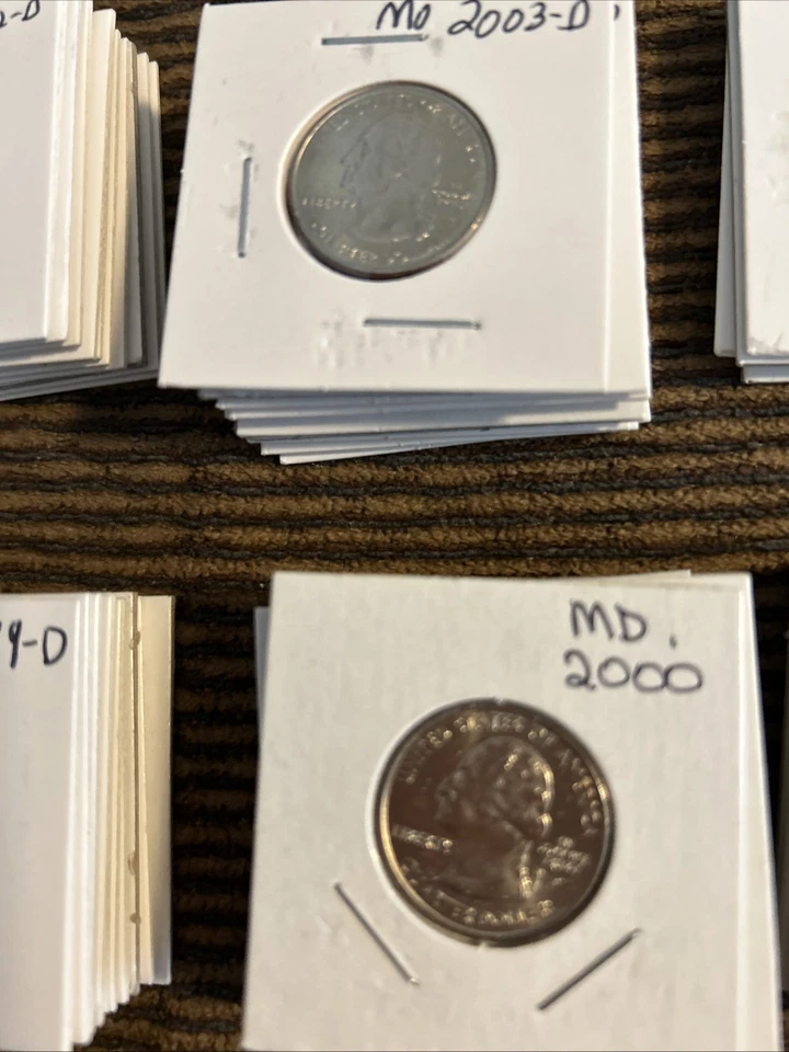 1999 To 2003 State Quarters. 2004 Michigan And Florida. P+D Of Each. Added Extra - Image 3 of 4