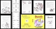 LIBRO EN MINIATURA ESCALA 1:6 DUMBO EL ELEFANTE VOLADOR ESCALA DE JUEGO ORIGINAL O BARBIE