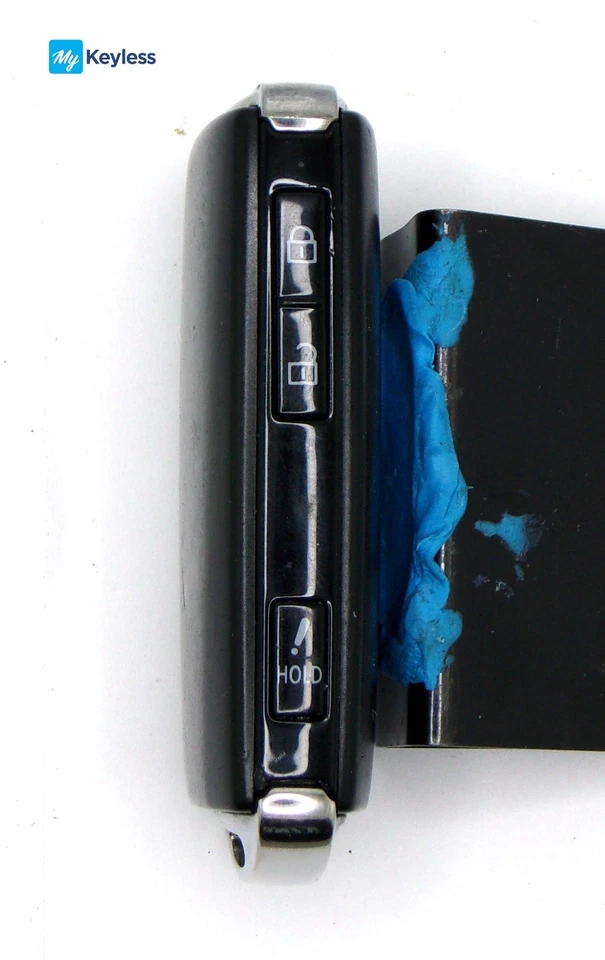 Один оригинальный производитель Mazda Smartkey дистанционный передатчик три кнопки б/у UNCUT WAZSKE13D03 - Изображение 4 из 4