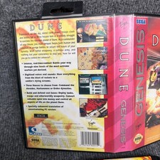Dune The Battle for Arrakis Sega Genesis Original Case Art VGC Tested
