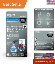 Electrolyte Powder Packets - Berry Frost Flavor, 6 Count for Digestive Wellness