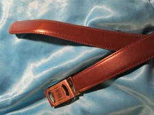 VINTAGE LEATHER BELT WITH BUCKLE