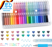 24Pcs Bunt Radierbarer Gelschreiber, 0,7 Mm Radierbare Gelstifte, Radierbarer Ku