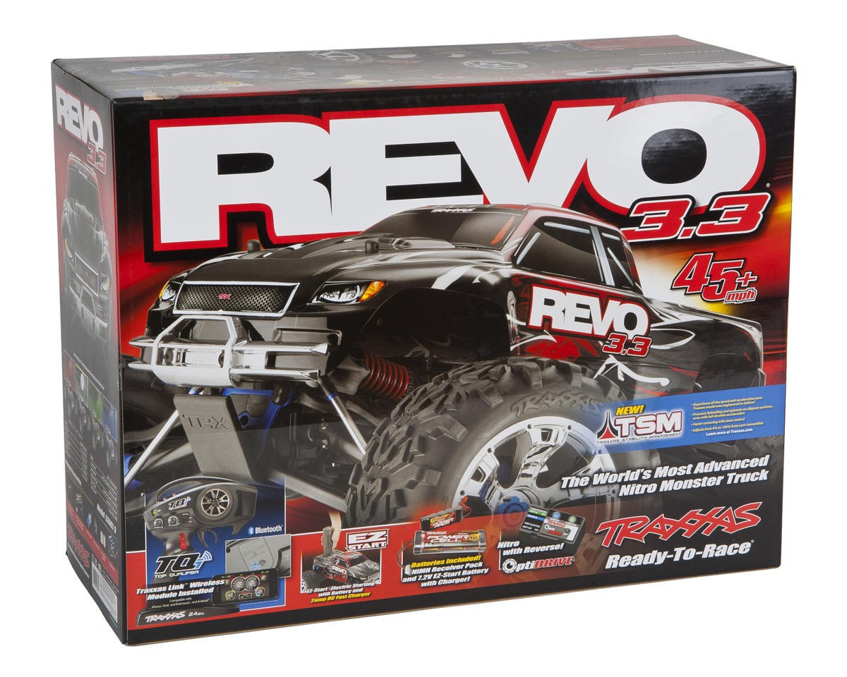 Buy Traxxas Revo 3.3 4WD RTR Nitro Monster Truck w/TQi (Green