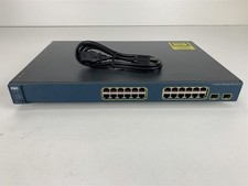 Cisco Catalyst WS-C3560-24PS-E PoE 24-Port Rack-Mountable Ethernet Switch