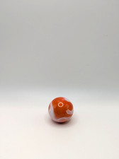 Vintage Marble Large 1.35" Swirl Orange and White Akro