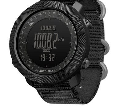 NORTH EDGE APACHE-46 Digitaluhr Mode Sportuhren mit Kompass Höhenmesser