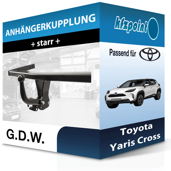 FüR Toyota Yaris Cross 09.2020-Jetzt G.D.W. AnhäNgerkupplung Starr Neu-image