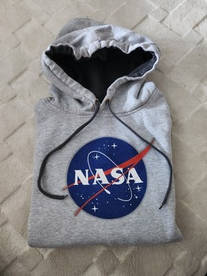NASA Pullover Hoodie Jogging Sport Kapuze Sweatshirt Hoodie Pullover grau XL