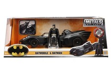 Jada Diecast DC Comics Batman 1989 Batmobile With Figure - 1:24 Scale Collection