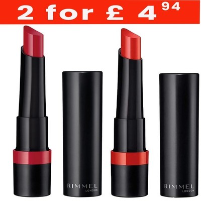 RIMMEL DAUERHAFTES FINISH EXTREMER LIPPENSTIFT FARBE WÄHLBAR