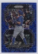 2022 Panini Prizm Tier II Blue Donut Circle 171/199 Johneshwy Fargas #144 10k8