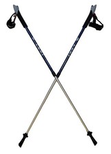 LEKI Nordic Walking Instructor Fully Adjustable Walking Pole 100130cm Dark Blue
