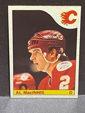 1985-86 O-PEE-CHEE AL MACINNIS ROOKIE CARD #237. rookie card picture