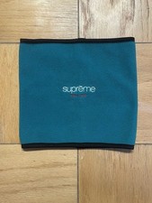 Supreme Polartec Fleece Neck Warmer Teal FW16