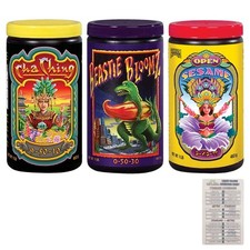 Foxfarm Soluble Nutrient Trio: Open Sesame, Cha Ching  Beastie Bloomz Pack of