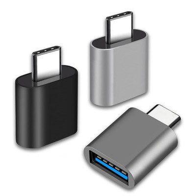 USB C To USB Adapter Type C Thunderbolt 4 OTG Converter Multi Color Pack