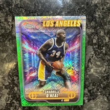 2024-25 Topps Chrome - Shaquille O'Neal #171 Green Logofractor