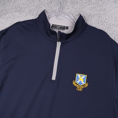 Glenmuir Storm Bloc Showerproof Pullover Mens L Navy 1/4 Zip Monifieth Scotland