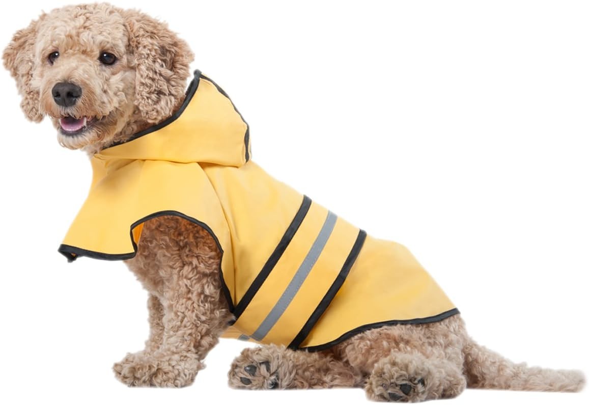 Ethical Fashion Pet Rainy Days Slicker Yellow Medium  Rainco
