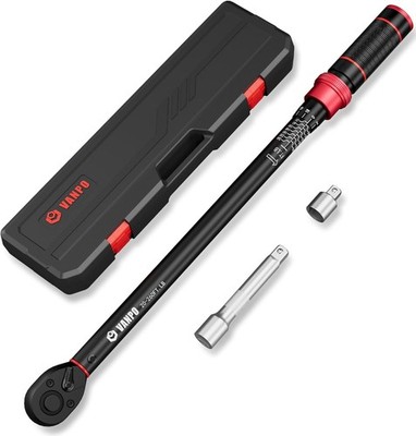 1/2-inch Drive Click Torque Wrench Set, 20-260 Ft-Lb / 27.1-352.3 Nm 