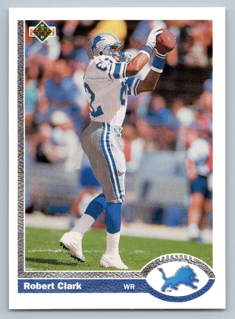 1991 Upper Deck Robert Clark #511b Detroit Lions