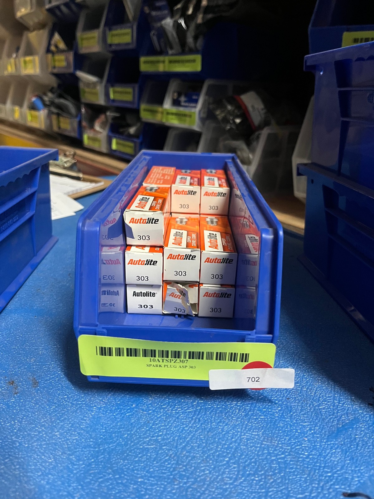 Part #: ASP 303 Autolite Copper Resistor Spark Plug 702