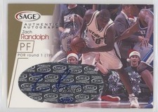 2001 Sage Auto Gold 58/80 Zach Randolph #A27 Auto 0c6