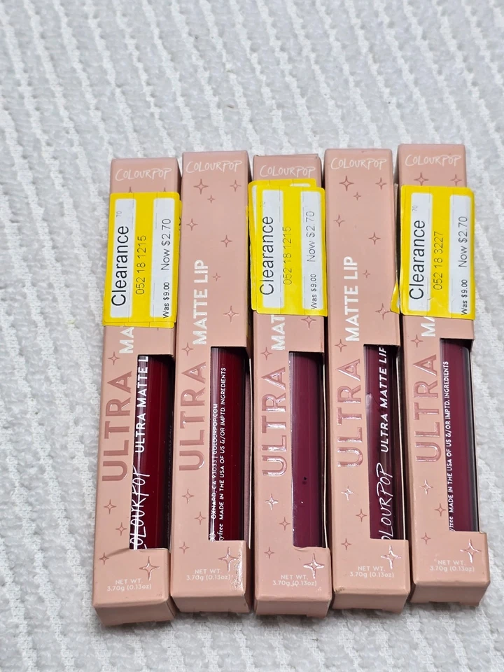 ColourPop Ultra Matte Lip Liquid Lipstick Flurries Mauve Pink 0.13 fl oz, 5pcs Q - Image 2 of 4