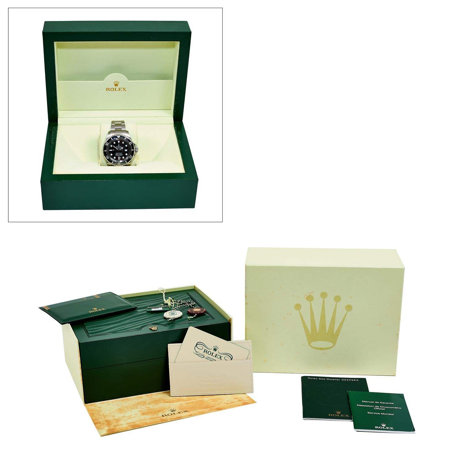 ROLEX SEA-DWELLER DEEPSEA 116660 BOX PAPERS 2012