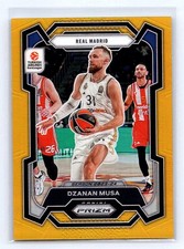 Dzanan Musa 2023-24 Panini Prizm EuroLeague #25 Gold Prizm #/10