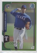 2015 Bowman Chrome Green Refractor 42/99 Chi Chi Gonzalez #169 i5q