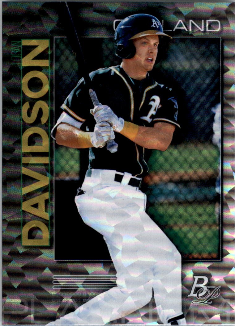 2020 Bowman Platinum Top Prospects Ice #TOP37 Logan Davidson - BB
