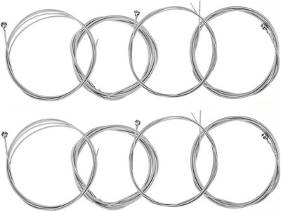 2Packs/4-String Set Bass Strings Nickel Plated Steel Roundwound Medium, 45-100 G