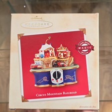 Hallmark Keepsake Circus Mountain Railroad Light Sound Motion Christmas 2002