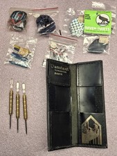 Vintage 1980s Golden Eagle Dart Set Of 3 Htf Rare With Extras