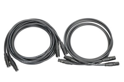 Monster Prolink Studio Pro 1000 XLR Microphone Cable 5-ft & 10-ft Lot 4x