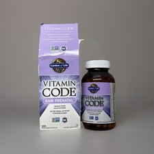 Garden of Life Vitamin Code Raw Prenatal 180 Caps Multivitamin Mom Baby READ DES
