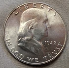 1948 D Franklin Half Dollar Gem BU Beautiful Luster!