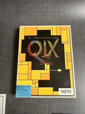 QIX by Taito 1989 Computer Game IBM PC Tandy 5.25" Floppy Disk Untested 
