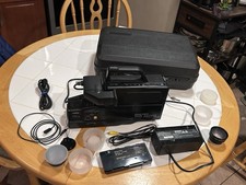 Vintage Sears Camcorder Solid State VHS Movie Cam Case Lens Battery Charger VIDE