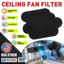 Ceiling Fan Filters for Blades 5Pcs Air Filters Activated Carbon - Fast Shipping