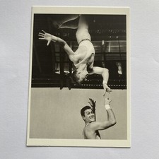 Trapeze Postcard Burt Lancaster Tony Curtis c1958 UNP Movie Still By Sam Shaw