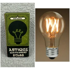 Victorian Style Light Bulb Antique LED Spiral Filament A19 Edison Vintage PLT