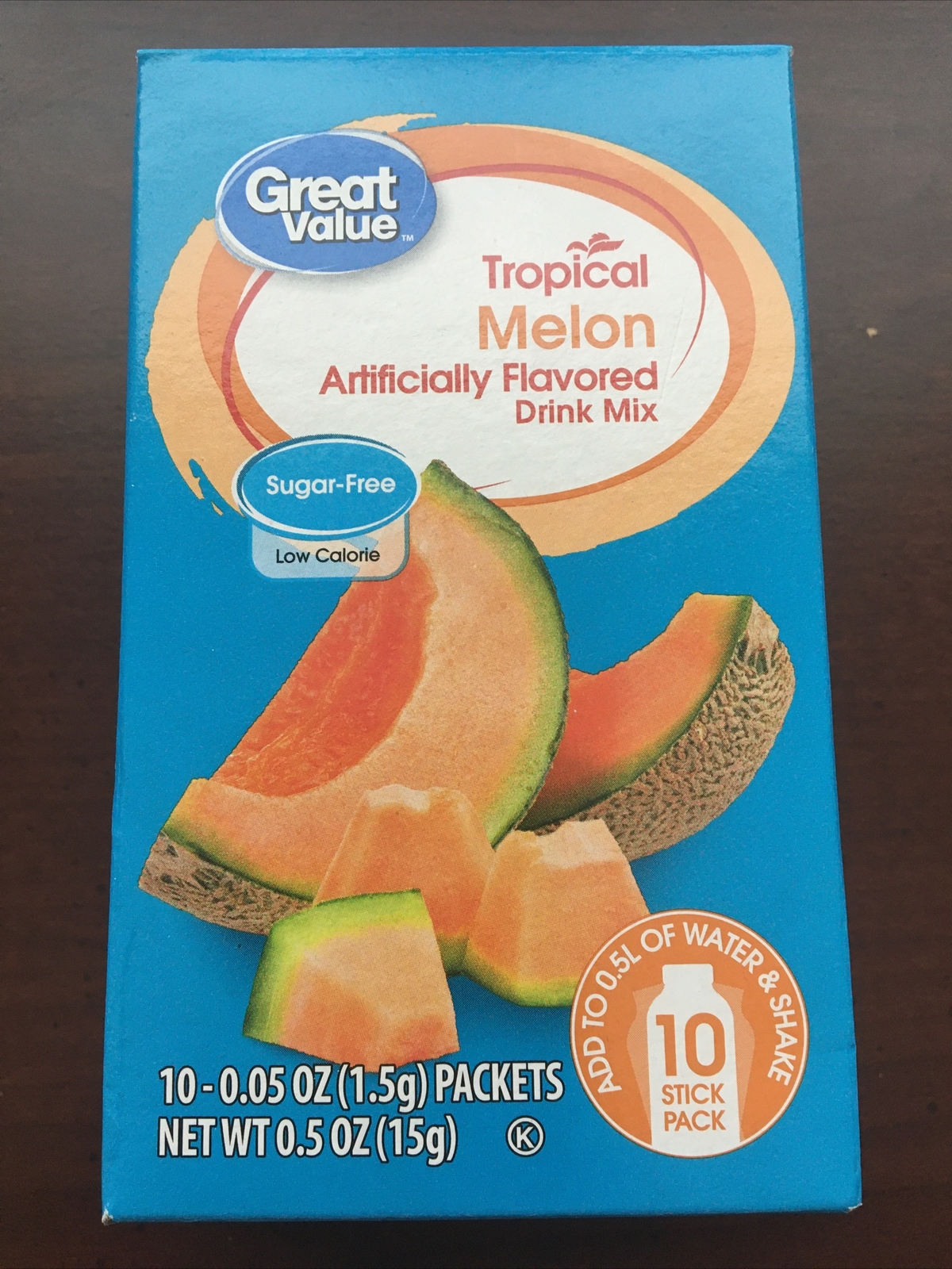 Tropical Melon Drink Mix Individual Packets Singles to go 78742362090