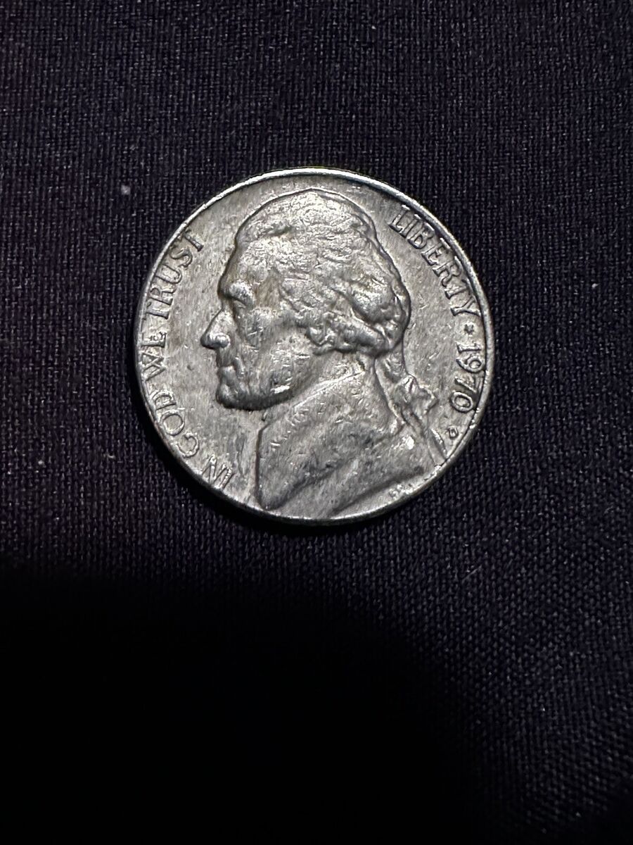 1970 -D Jefferson Nickel Small *LOW D!* Rim Error Double Die 1970 -D Jefferson Nickel Small *LOW D!* Rim Error Double Die